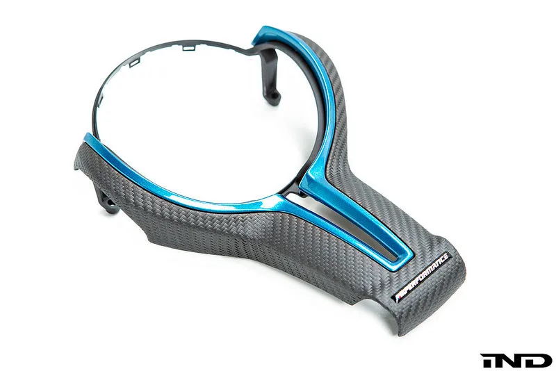 BMW M Performance Steering Wheel Trim - Matte Carbon