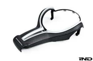 BMW M Performance Steering Wheel Trim - Matte Carbon