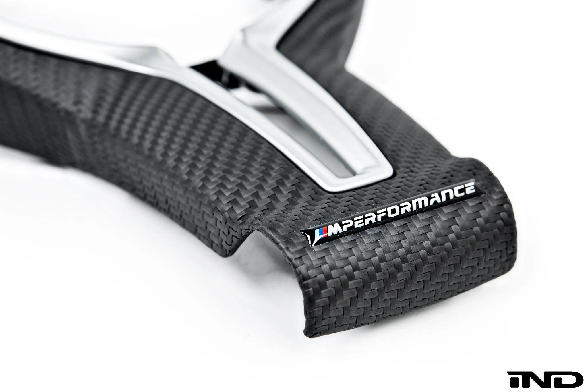 BMW M Performance Steering Wheel Trim - Matte Carbon
