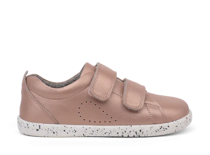 Bobux Kids  Grass Court - Rose Gold