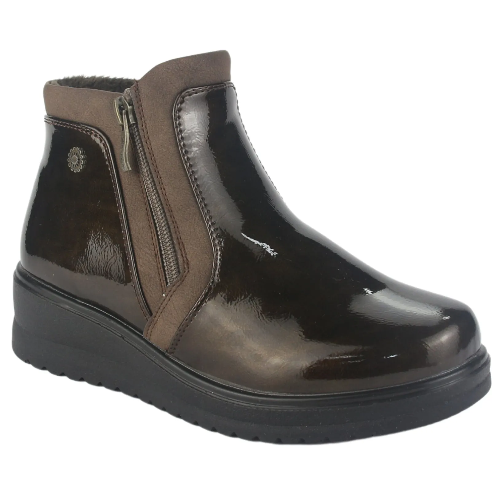 Botin Chalada Mujer Rayo-3 Café Casual