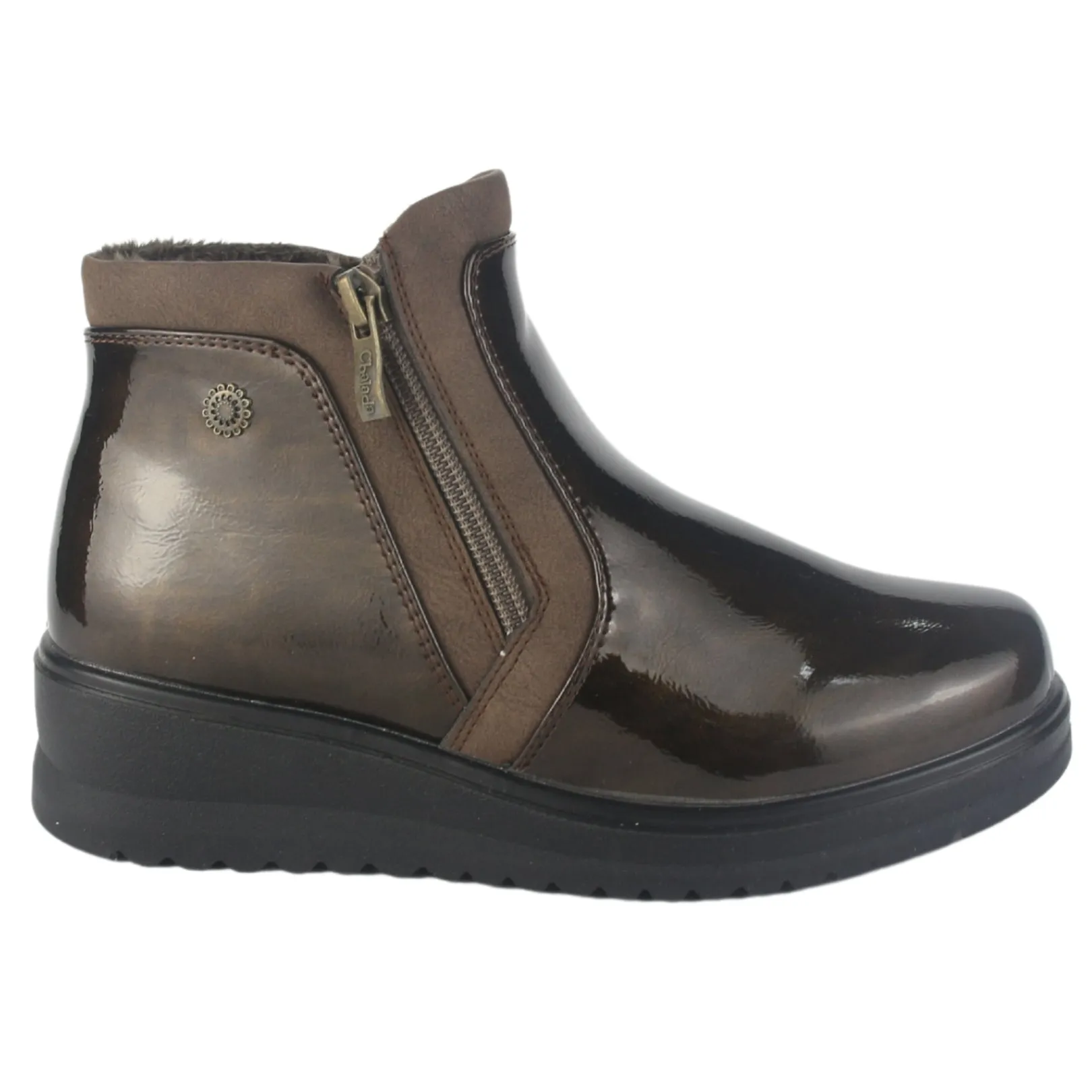 Botin Chalada Mujer Rayo-3 Café Casual