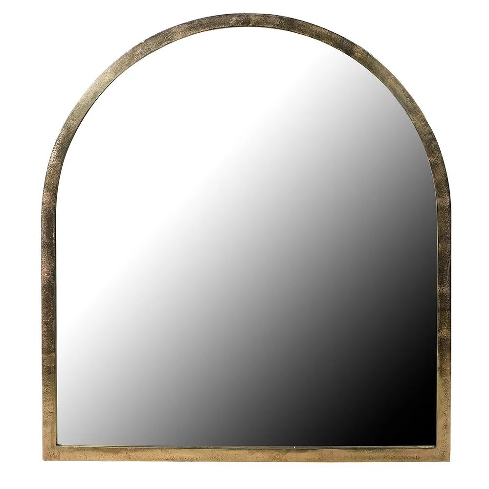 Brass Statement Arched Mirror | Ex Photoshoot