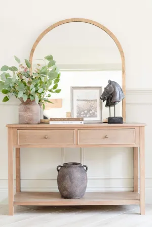 Brass Statement Arched Mirror | Ex Photoshoot