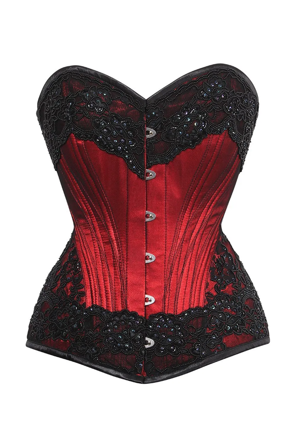 Brys Custom Made Lace Overlay Overbust Couture Corset