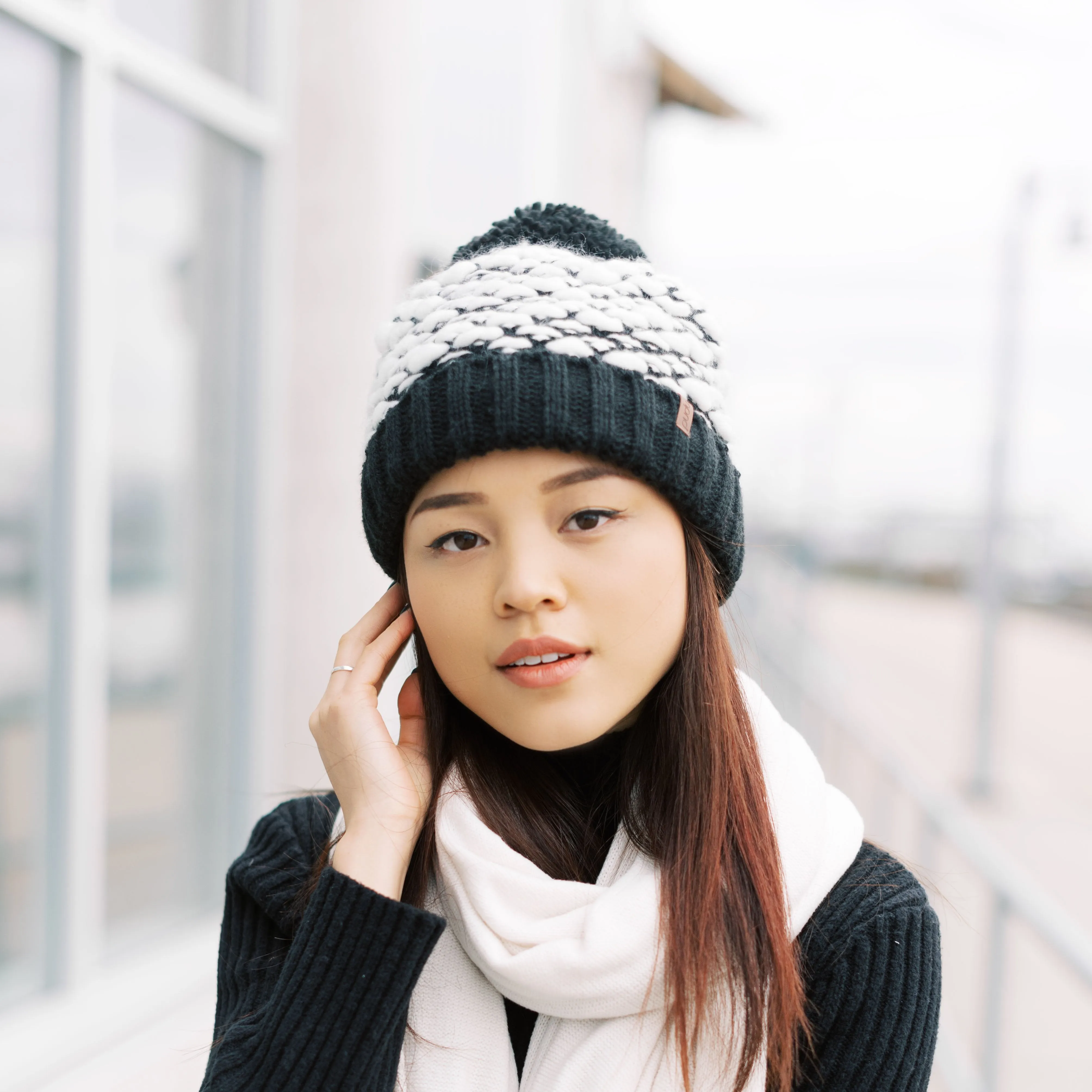 Bubble Beanie Hat | Black