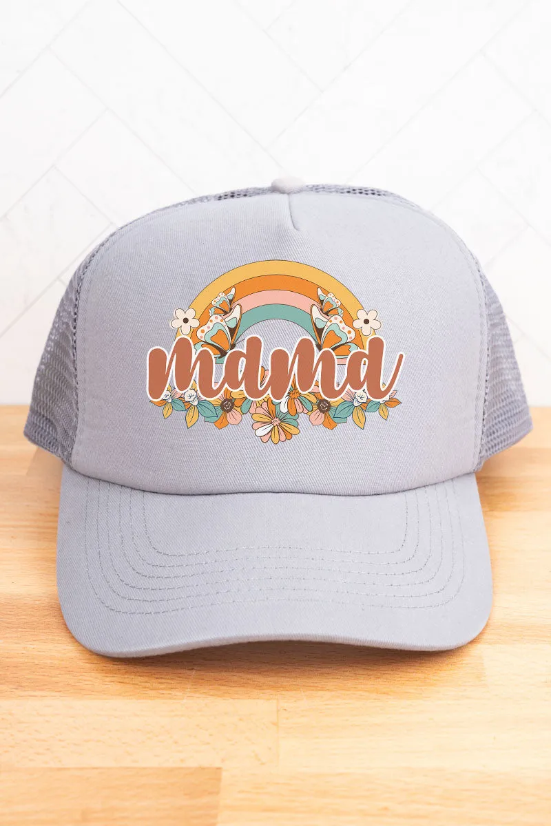 Butterfly Groove Mama Twill Front Mesh Trucker Cap