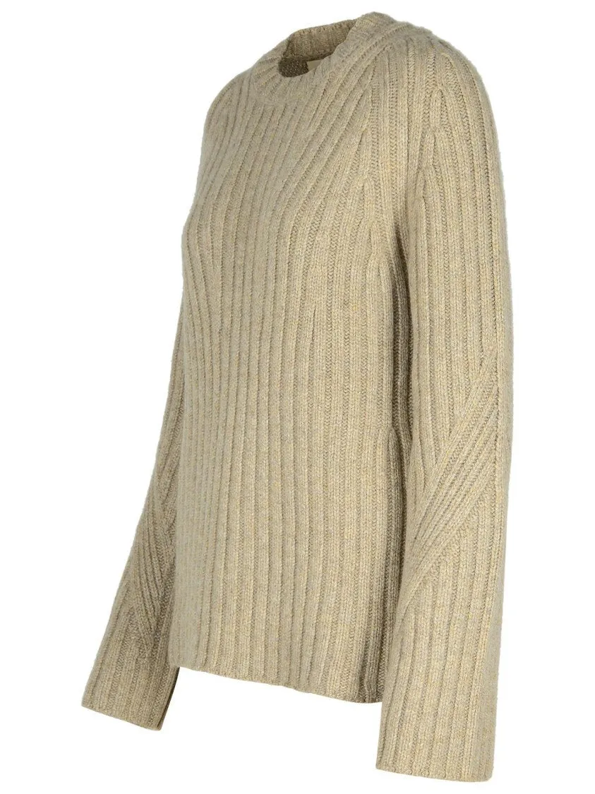 Calvin' Beige Cashmere Sweater