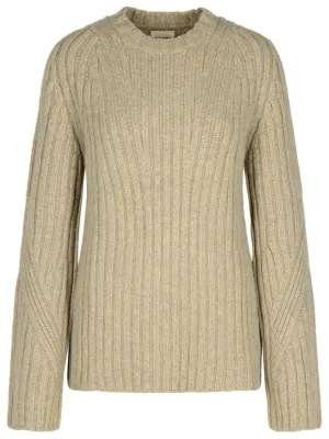 Calvin' Beige Cashmere Sweater