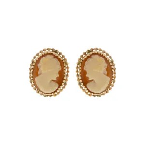 Cameo Stud Earrings