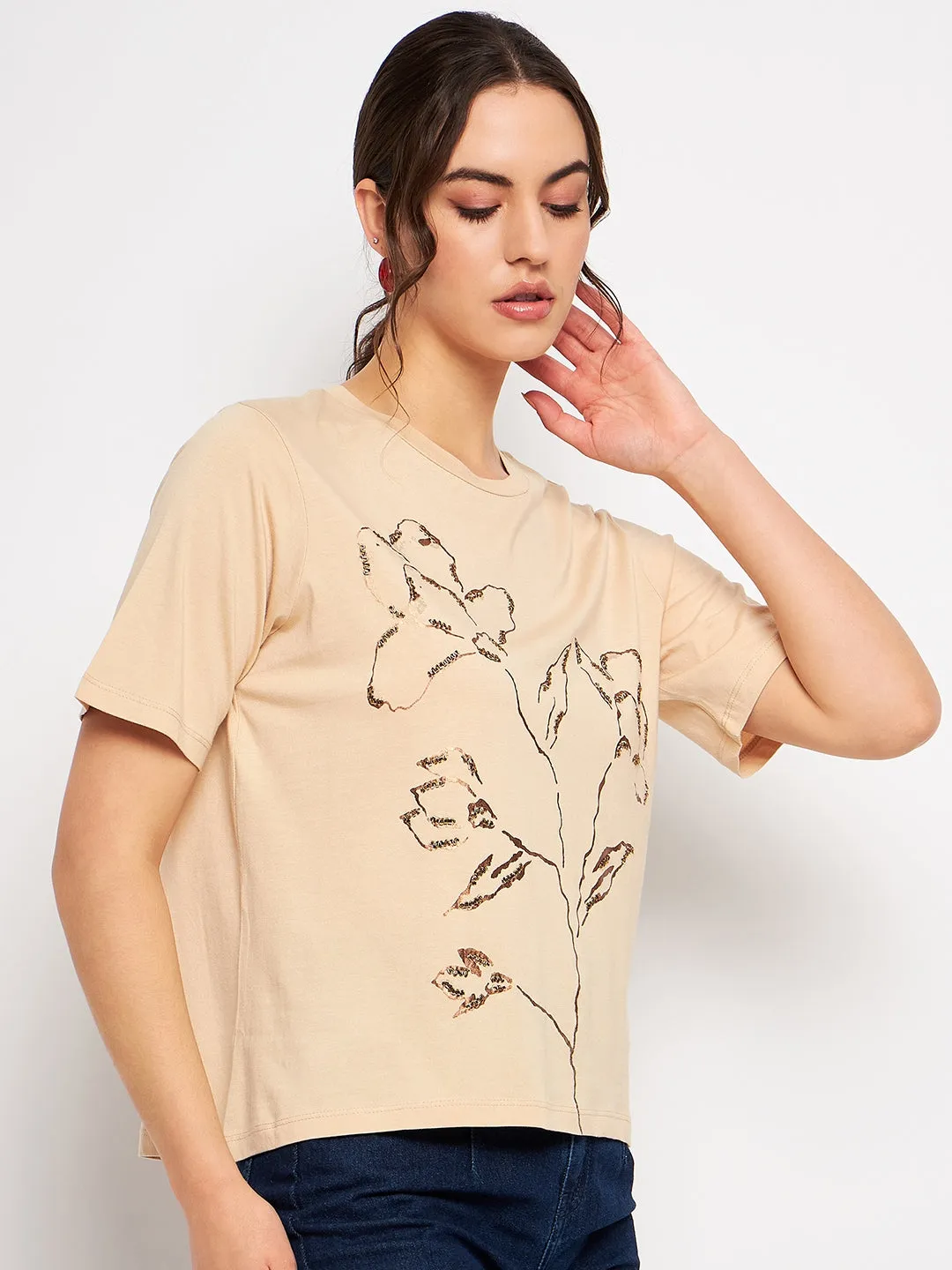 Camla Barcelona Beige Top