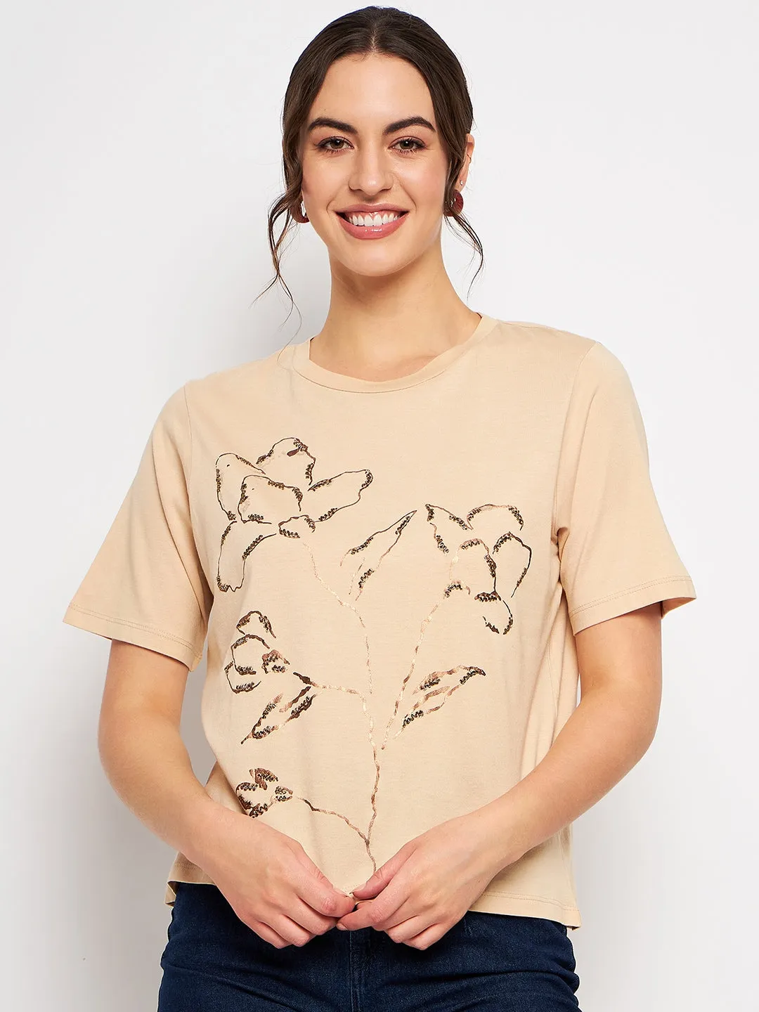 Camla Barcelona Beige Top