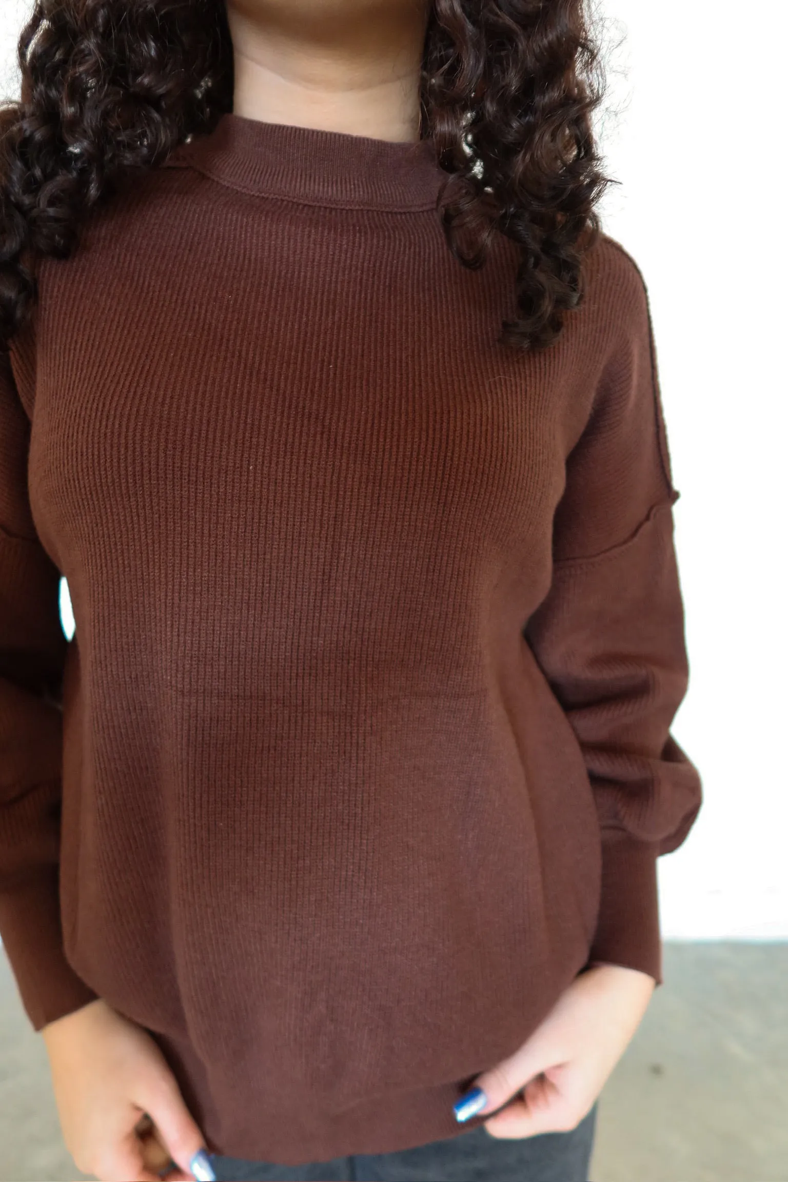 Cara Cozy Coffee Sweater