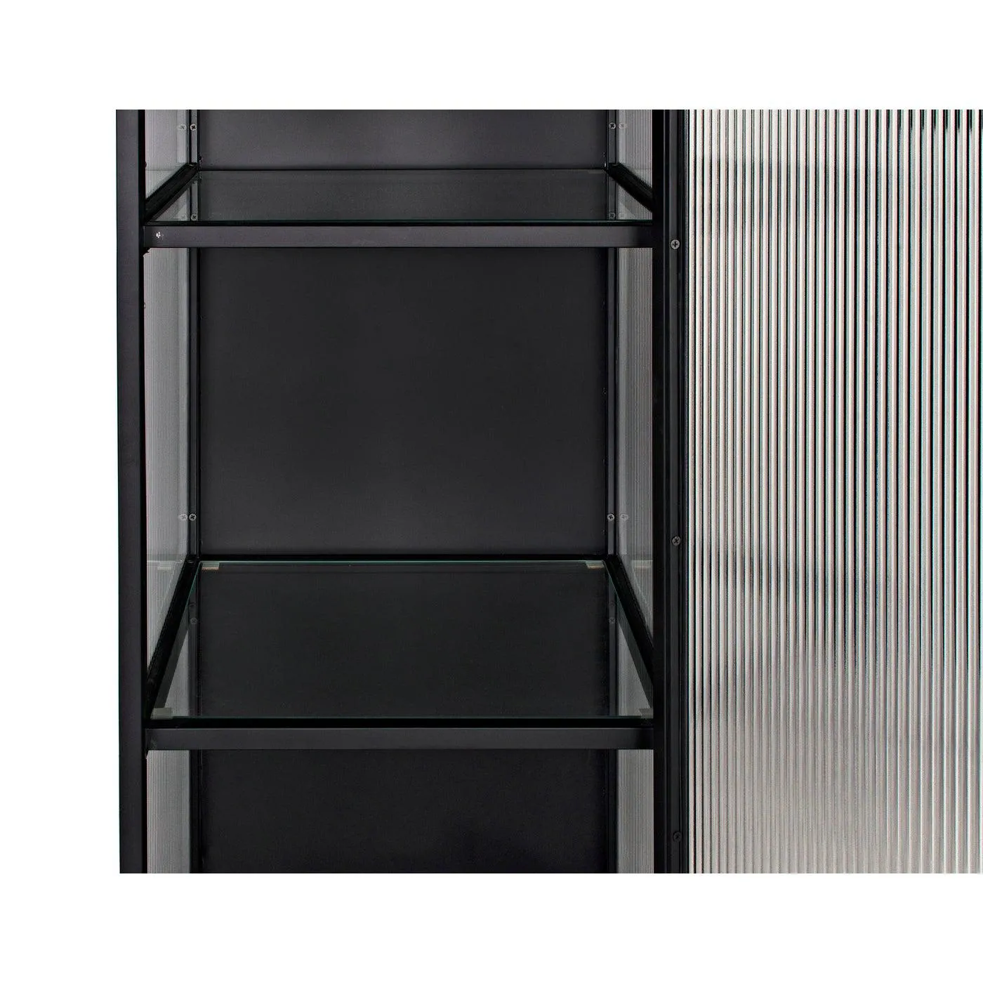 Chandler Tall Cabinet, Black Steel