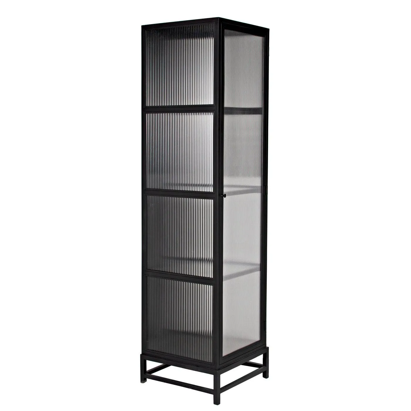 Chandler Tall Cabinet, Black Steel
