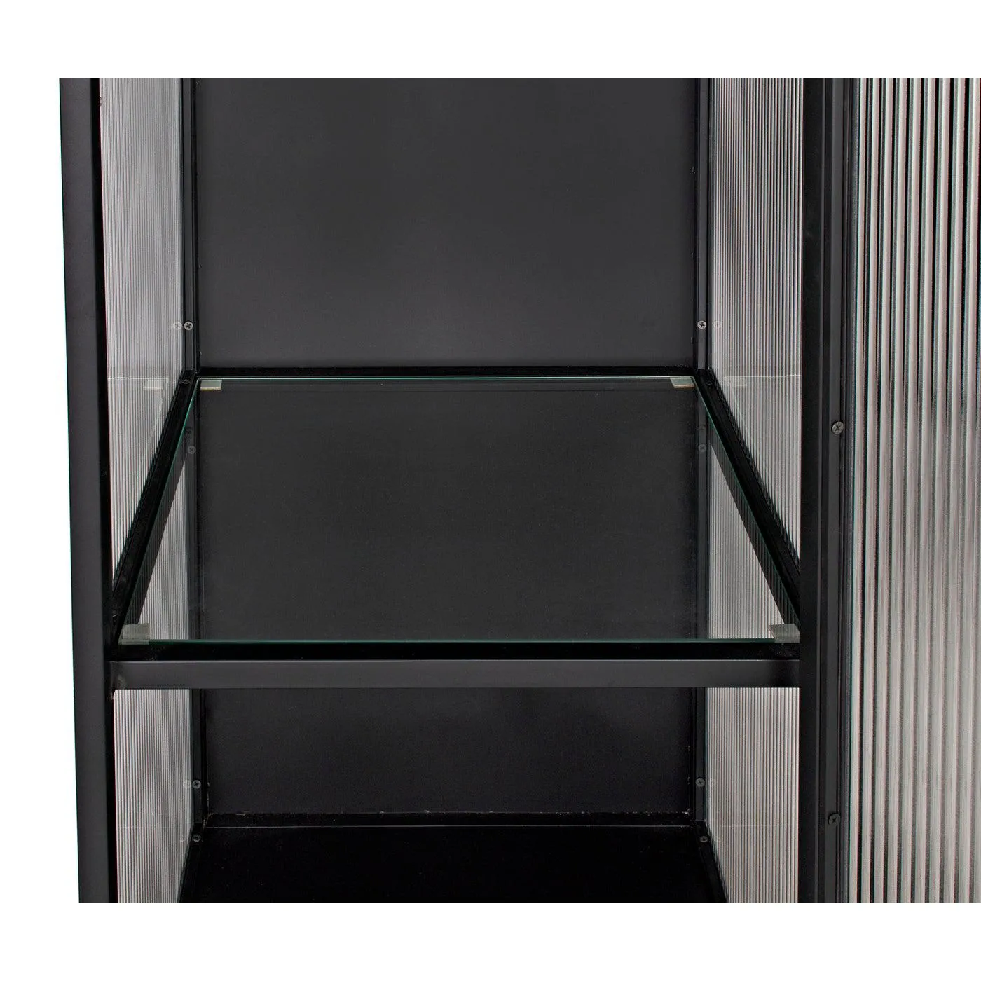 Chandler Tall Cabinet, Black Steel