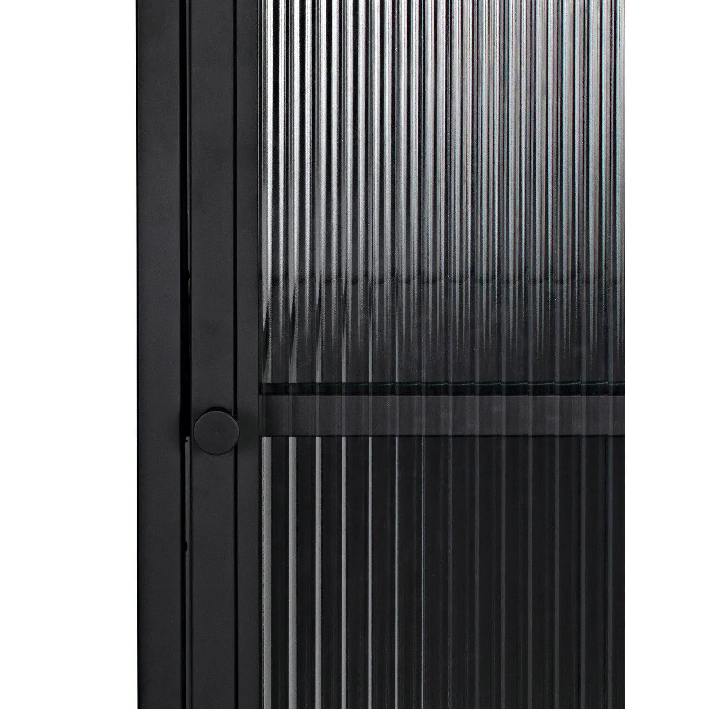 Chandler Tall Cabinet, Black Steel