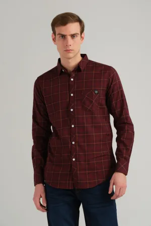 CHECKERED SLIM FIT SHIRT