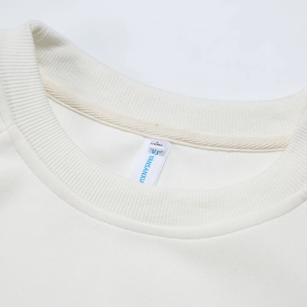Classic Solid Color Versatile Sweatshirt