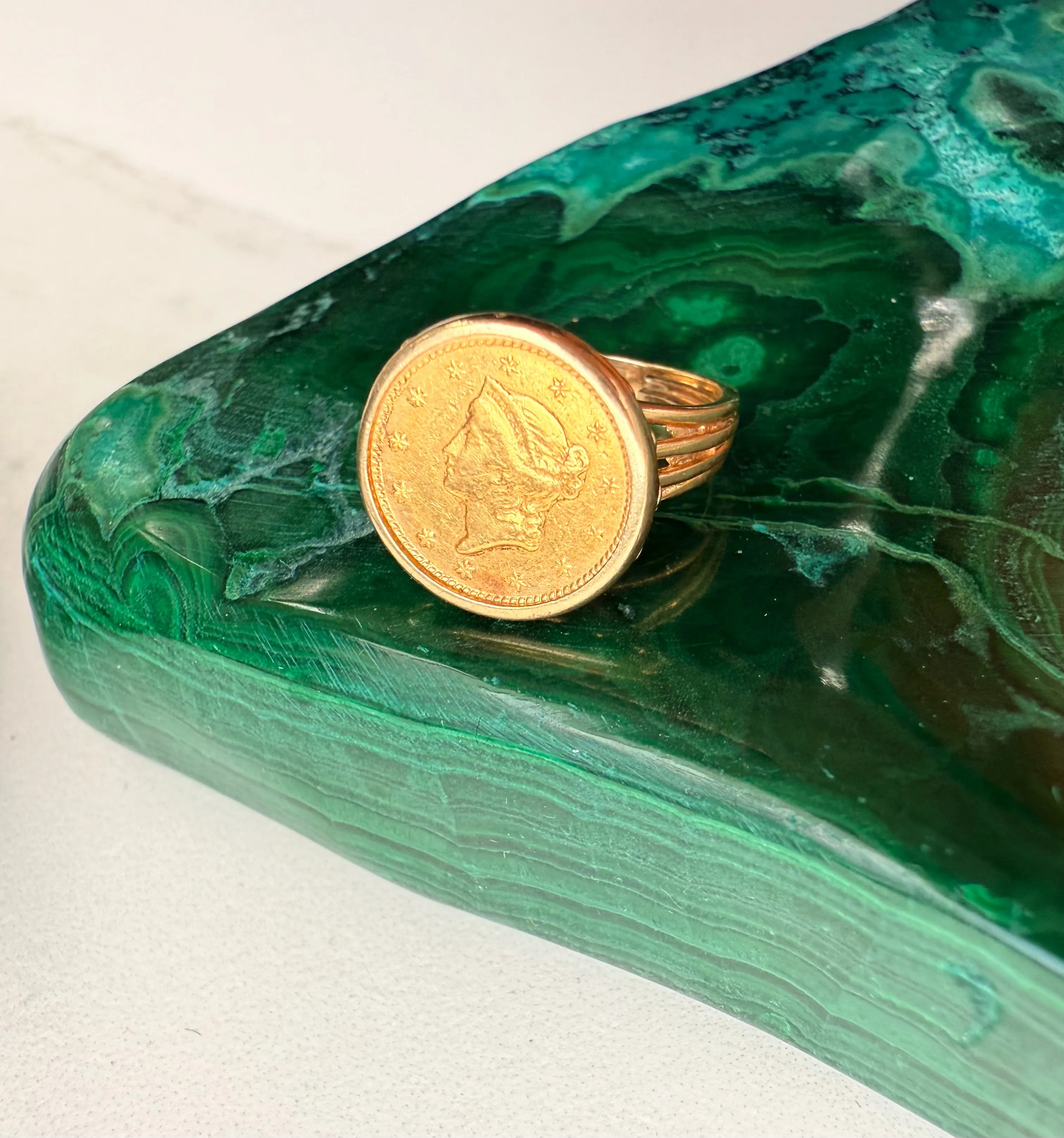Coin Ring, 14k