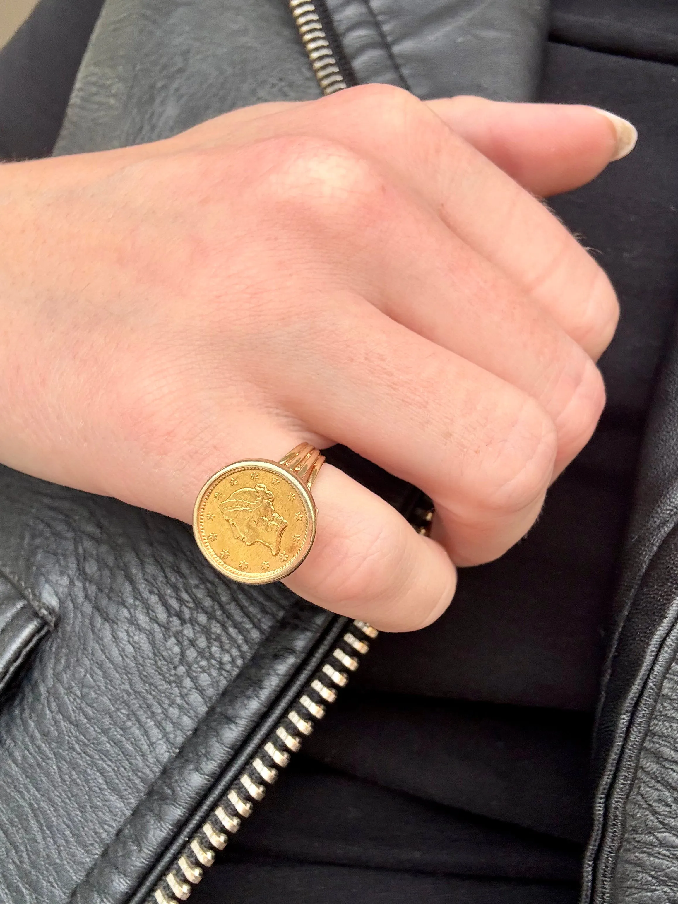 Coin Ring, 14k