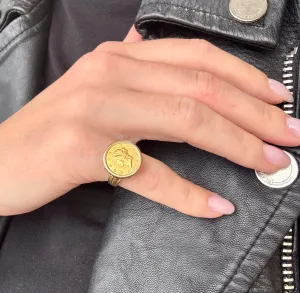 Coin Ring, 14k