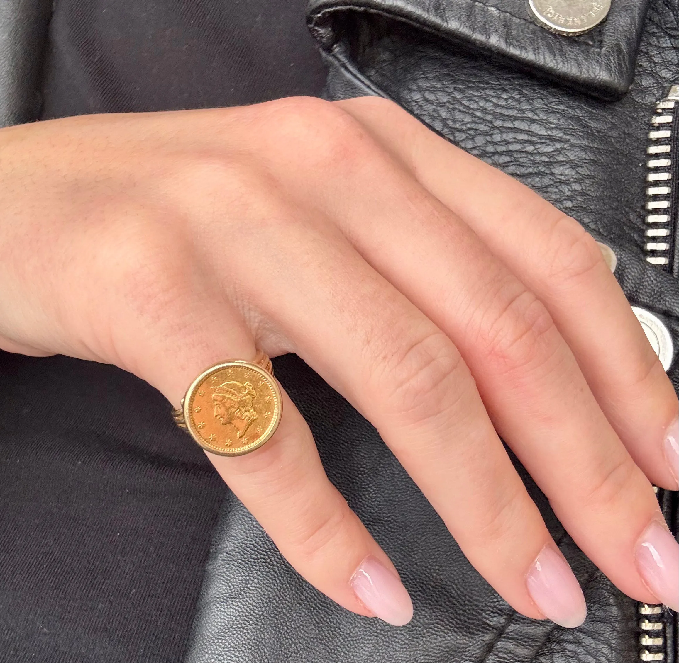 Coin Ring, 14k