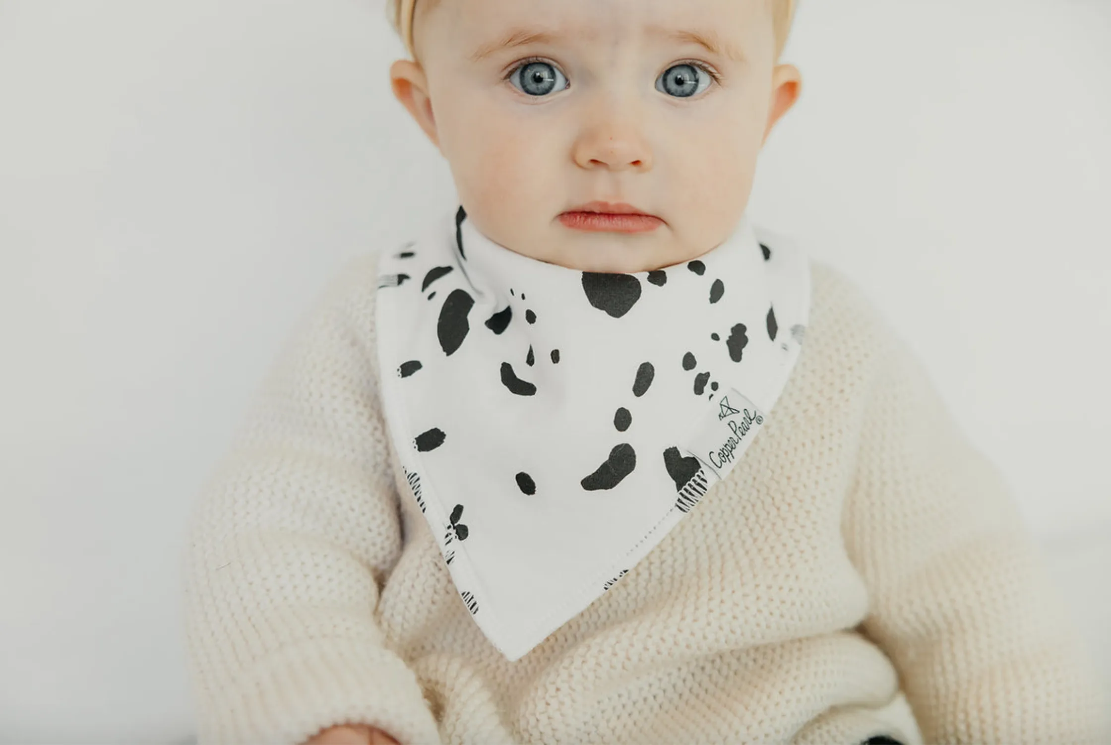 Copper Pearl Rufus Dog Baby Bandana Bib Set (4 Pack)