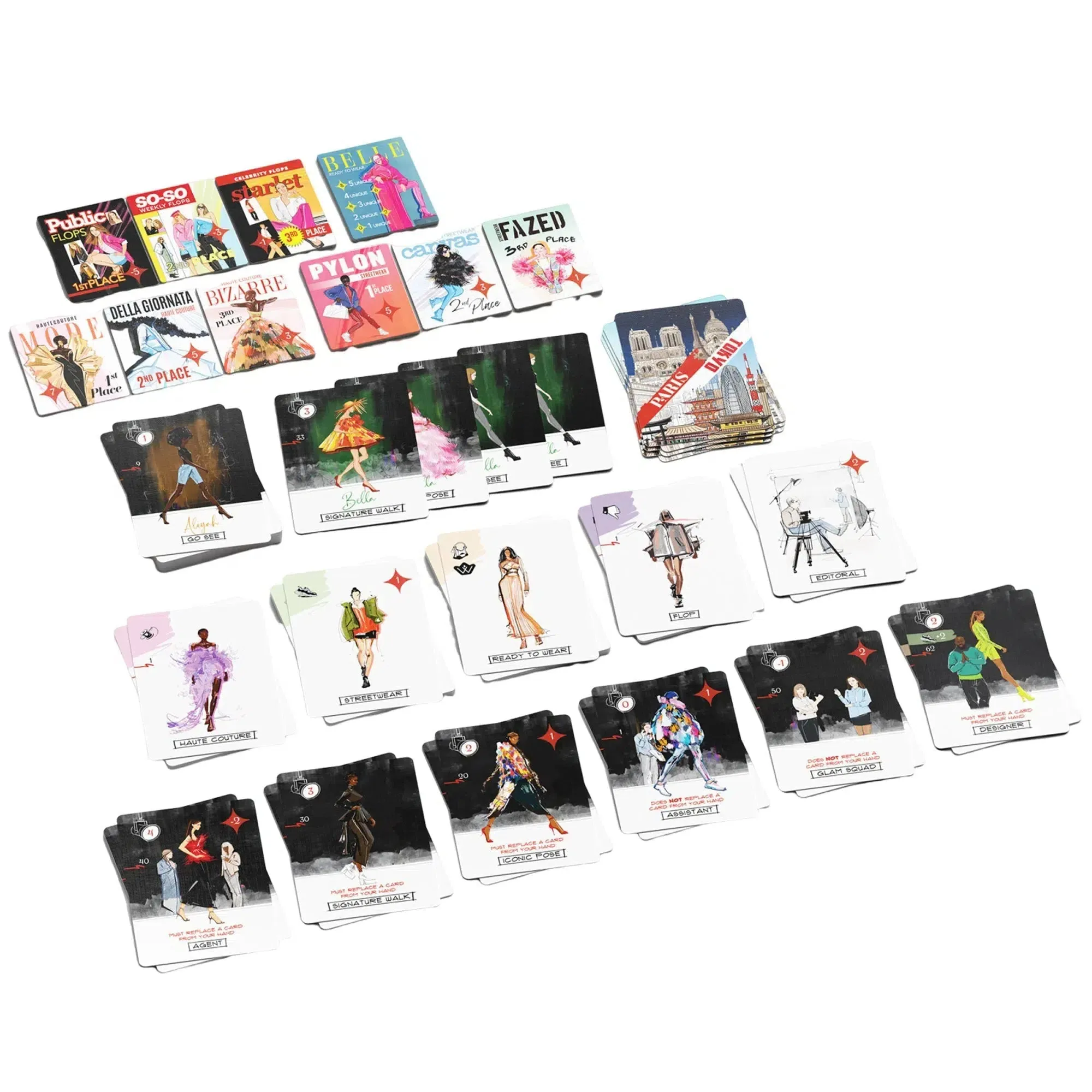 Couture - Competitive Fashion Board Game for Family, and Adults (3-6 Players, Ages 11 ) - Allplay