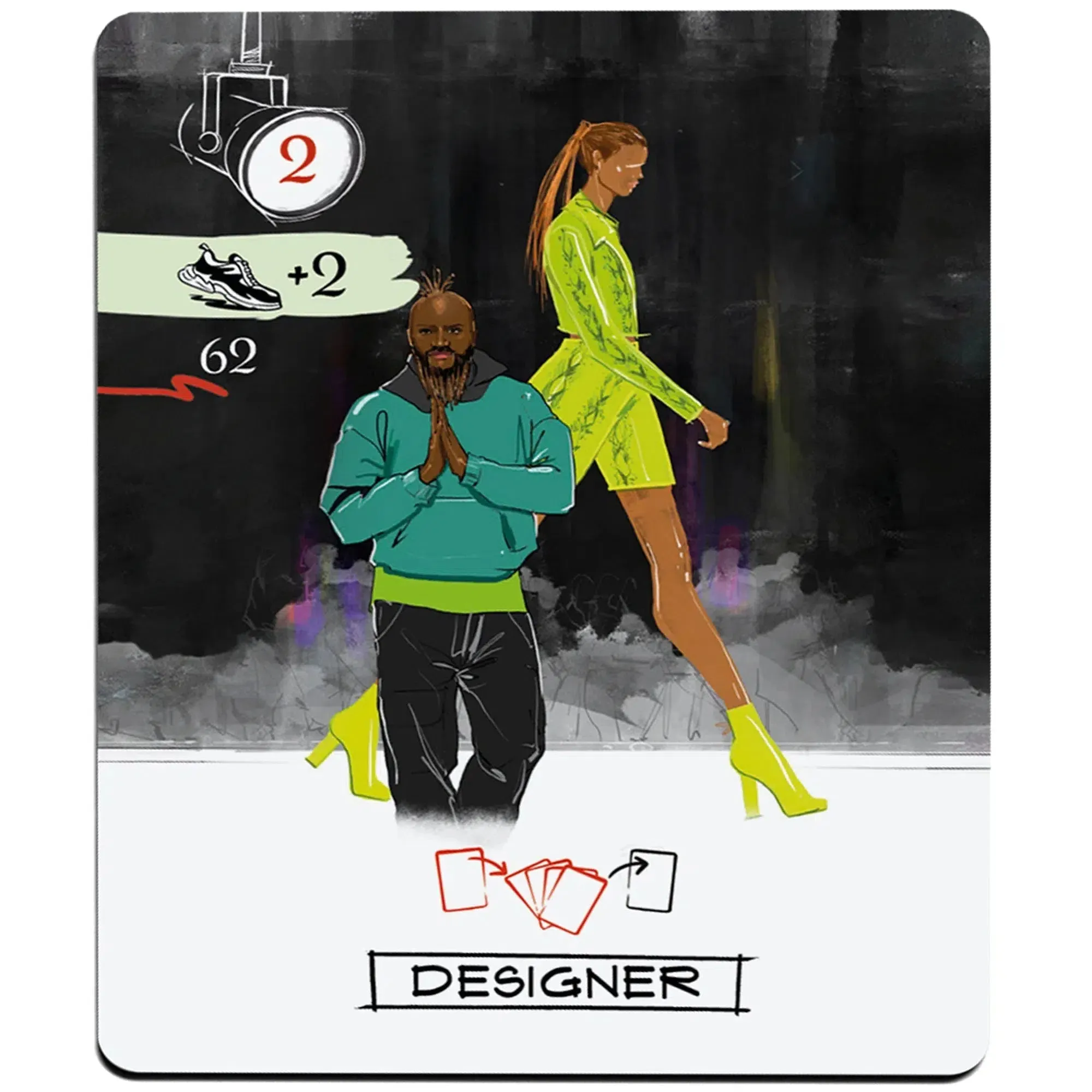 Couture - Competitive Fashion Board Game for Family, and Adults (3-6 Players, Ages 11 ) - Allplay