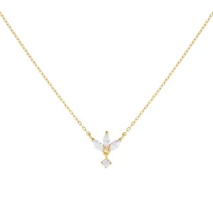CZ Marquise Drop Necklace
