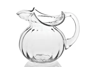 (D) 'Hemmingway' Optic 42 Oz, Premium Quality Lead Free Crystal Pitcher