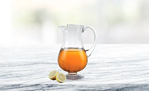 (D) 'Impressions' Optic 54 Oz, Premium Quality Lead Free Crystal Pitcher