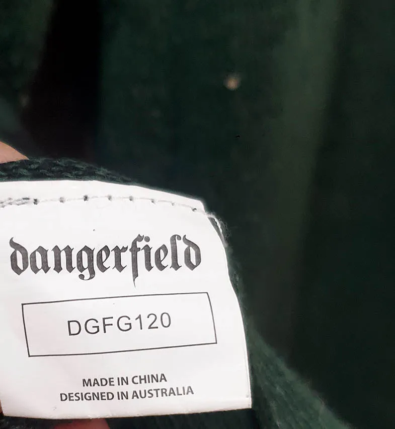 Dangerfield green wolf cardi size 12