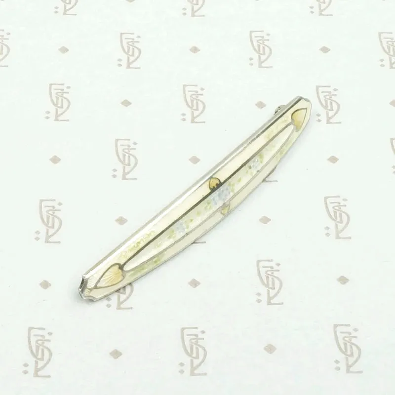 Delicate Pastels Champlevé Enamel Bar Pin