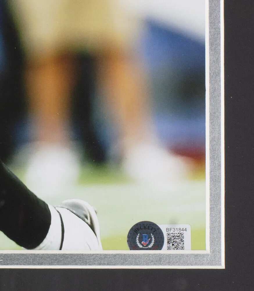 Derek Carr Signed Framed 11x14 Las Vegas Raiders Photo BAS
