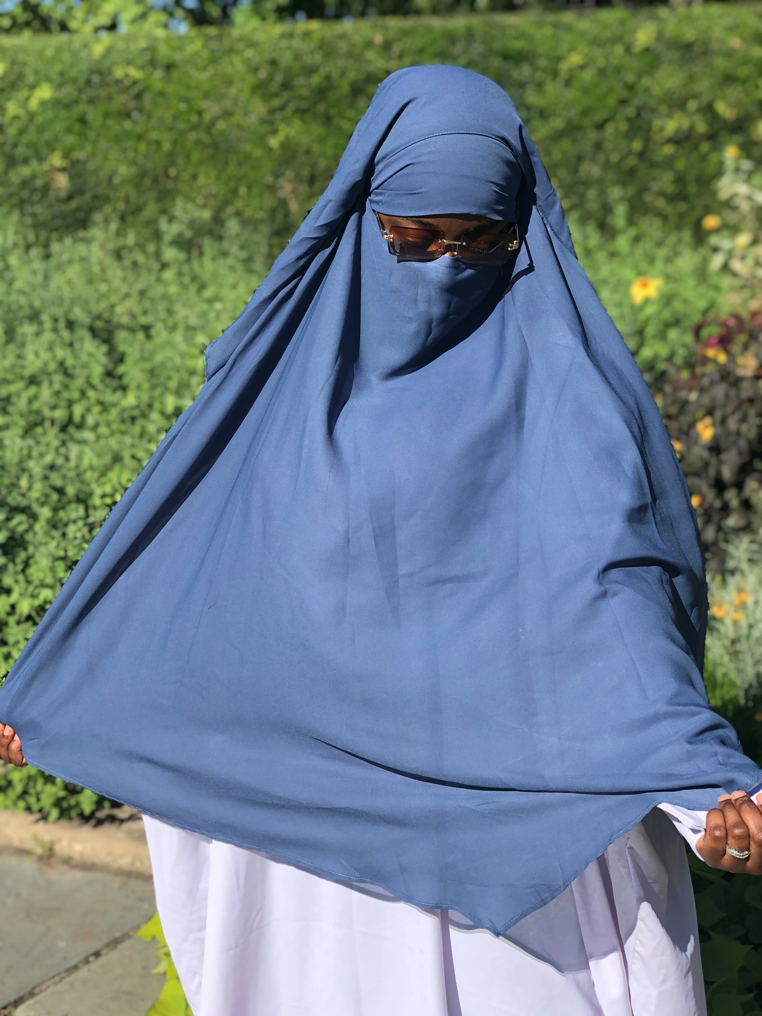 Diamond Khimar 3 Layer - Sarah