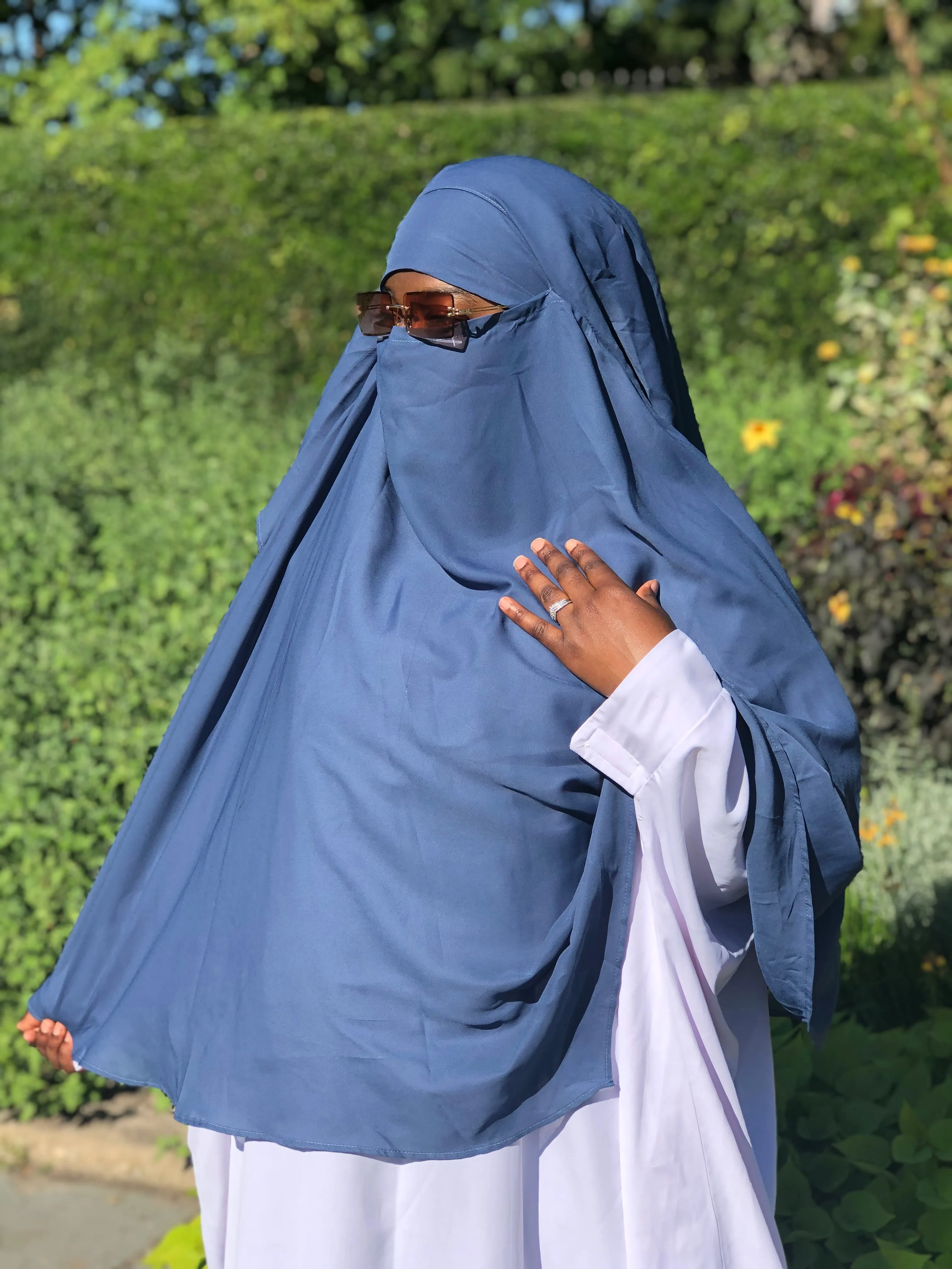 Diamond Khimar 3 Layer - Sarah