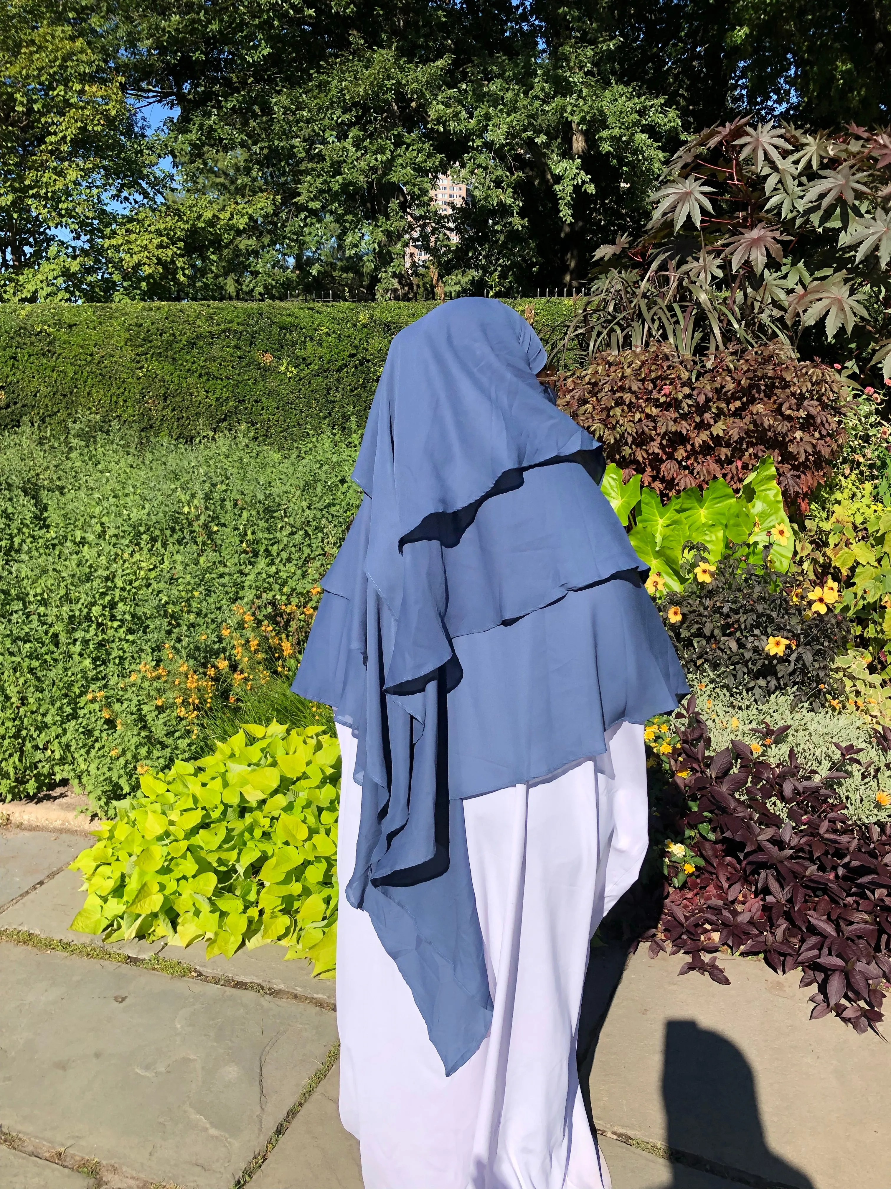 Diamond Khimar 3 Layer - Sarah