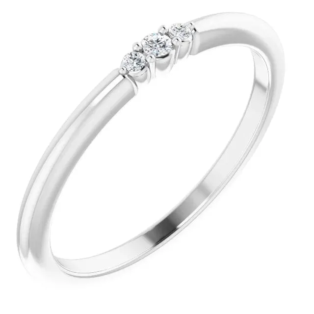 Diamond Stacking Ring - Special Order