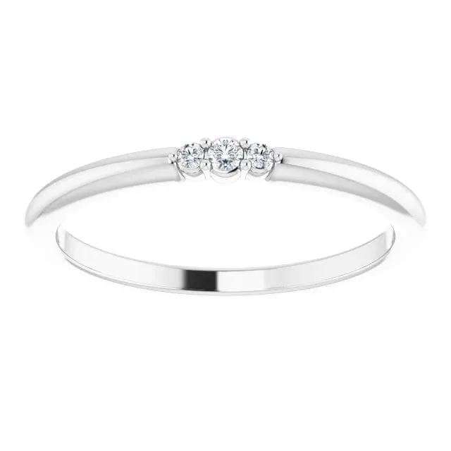 Diamond Stacking Ring - Special Order