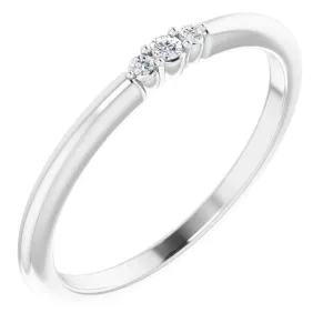 Diamond Stacking Ring - Special Order