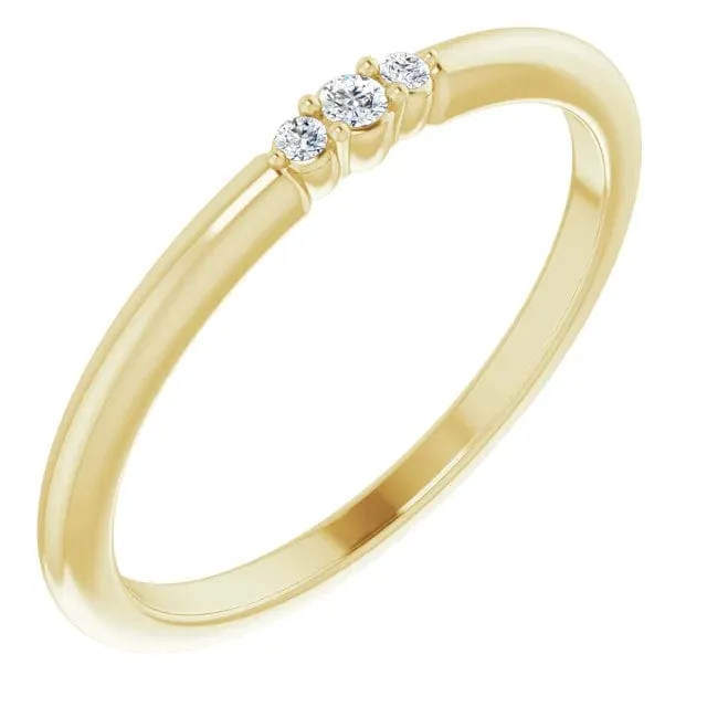 Diamond Stacking Ring - Special Order
