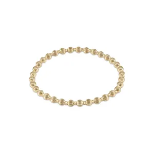 Dignity Grateful Gold Filled 4mm Bead Bracelet