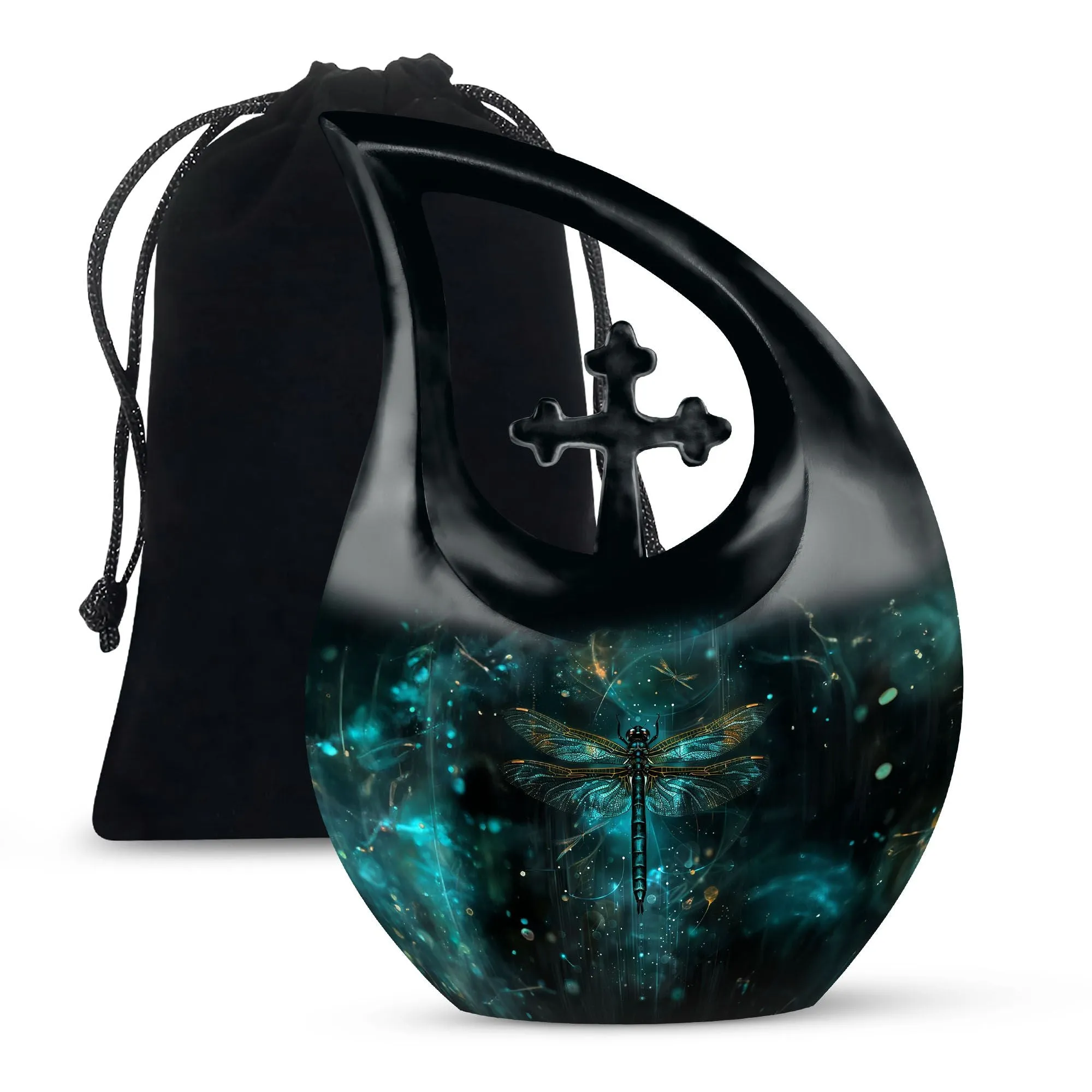 Dragonfly Theme Urn - Sophisticated Memorial Magnificence