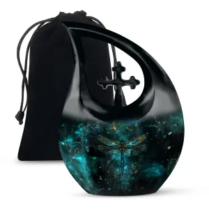 Dragonfly Theme Urn - Sophisticated Memorial Magnificence