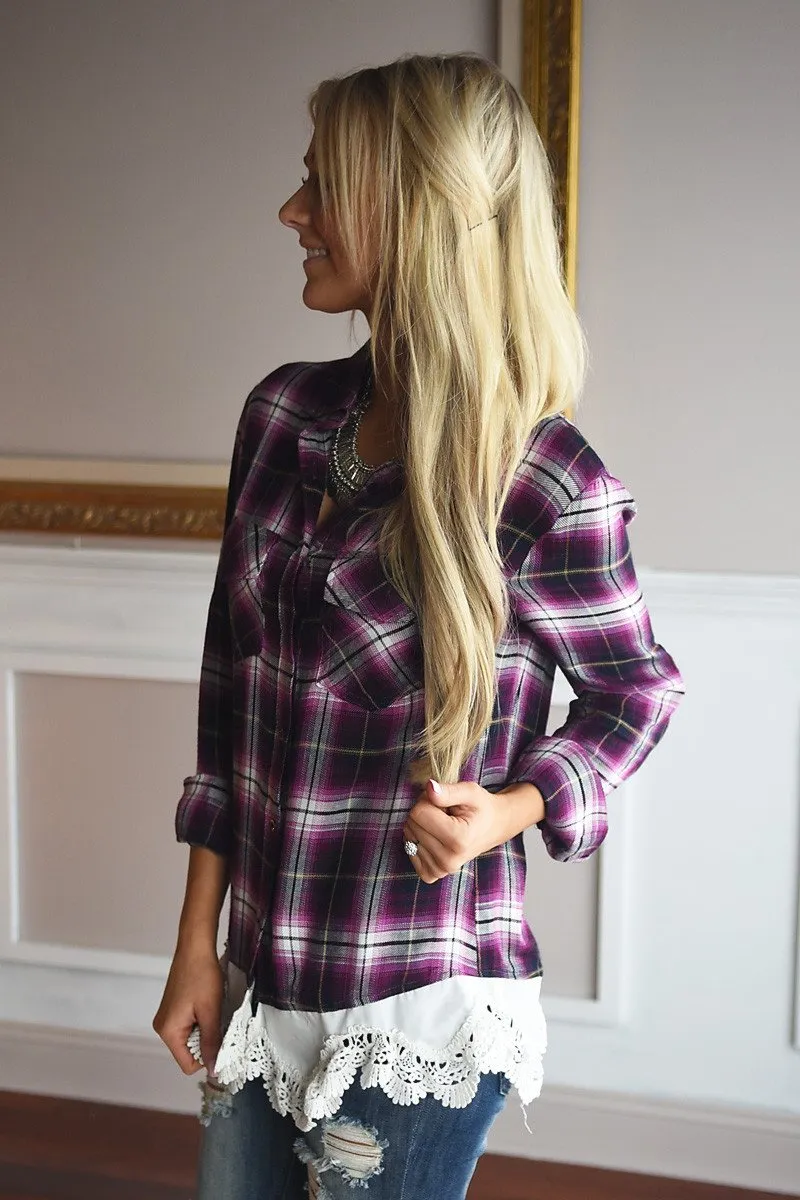Easy Choice Top ~ Purple