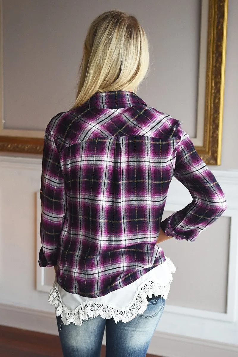 Easy Choice Top ~ Purple