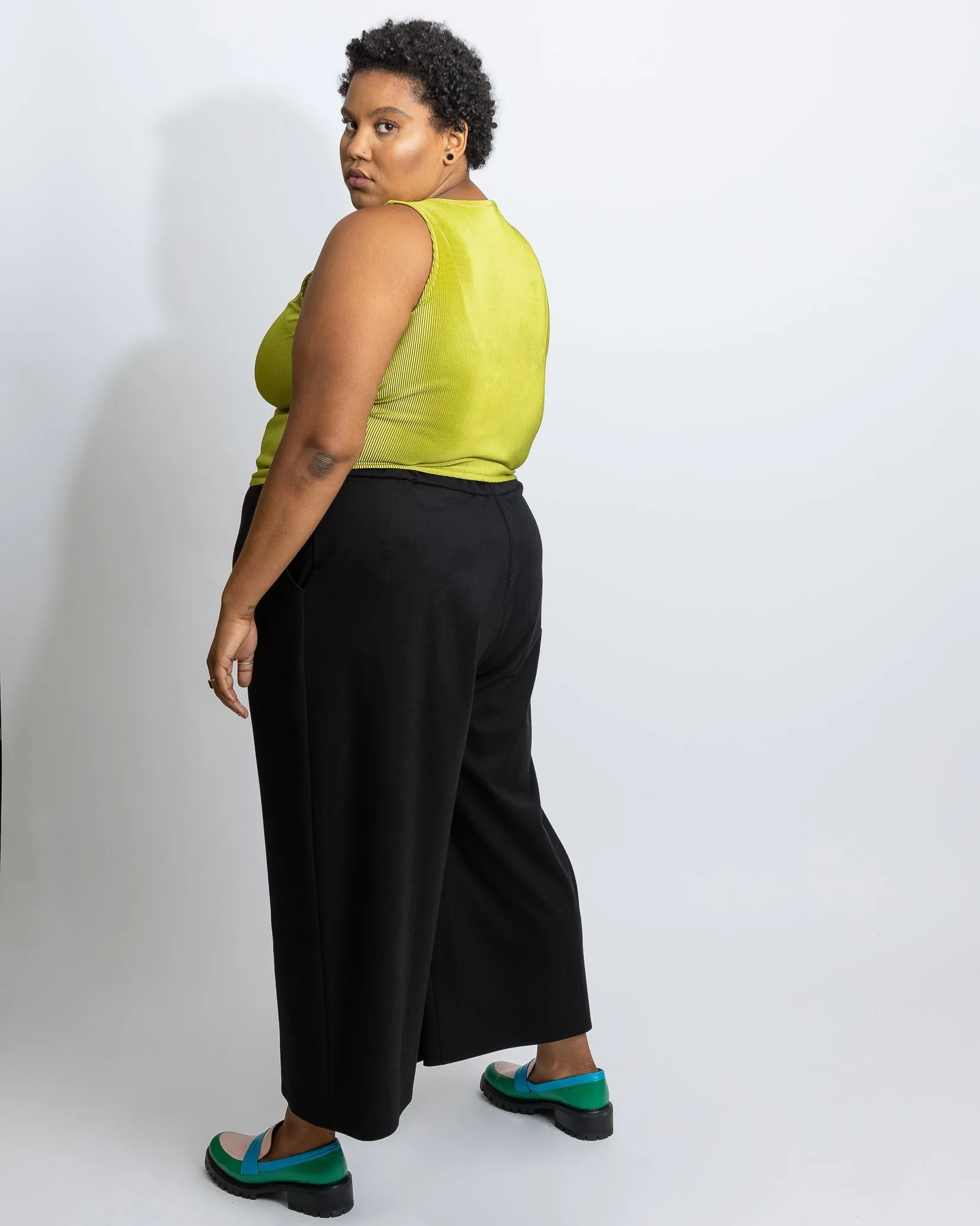 Easy | Pleated Satin Tank Top