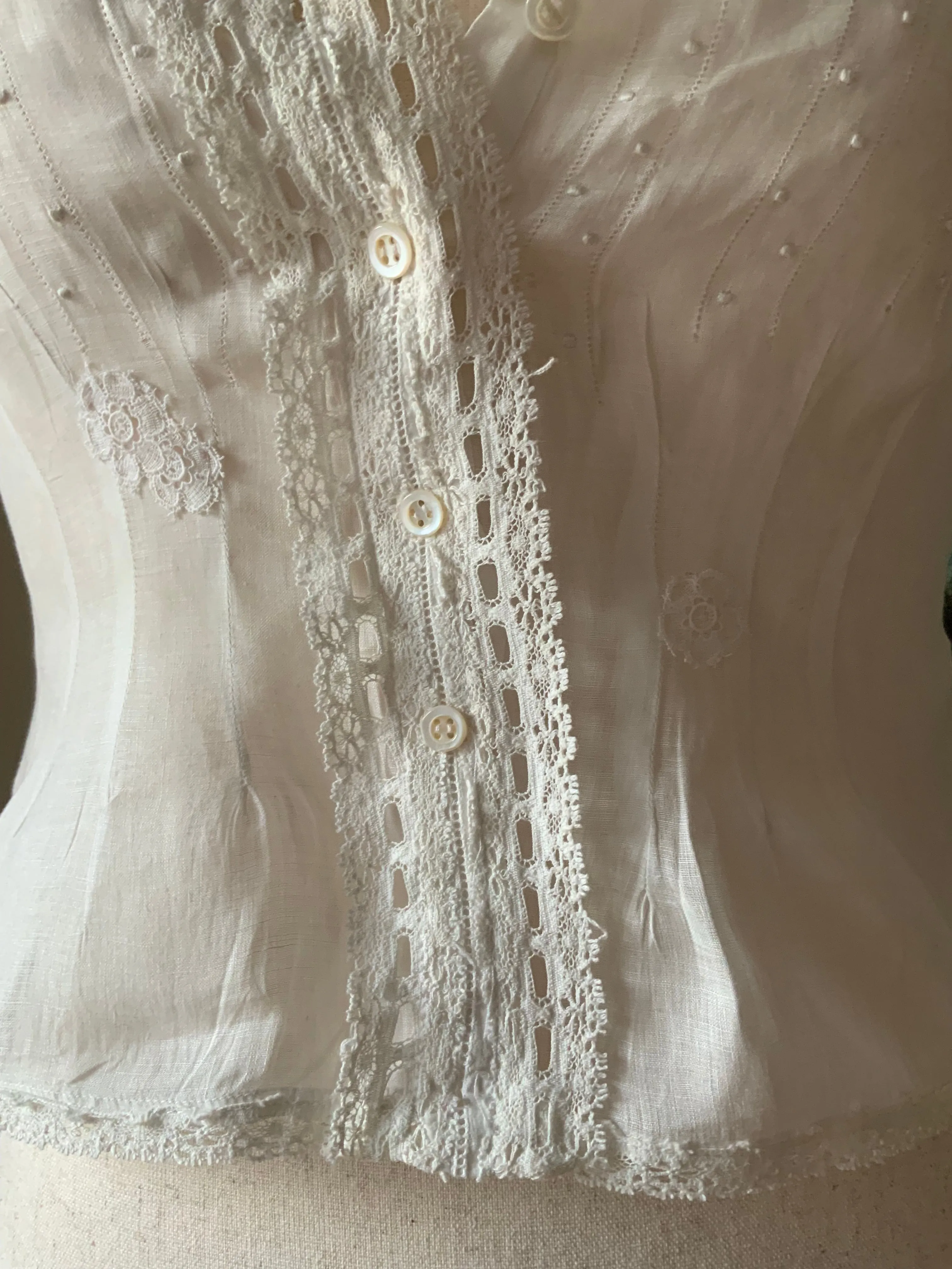 Edwardian Cotton Blouse - 1910 -ED16